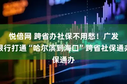 悦倍网 跨省办社保不用愁！广发银行打通“哈尔滨到海口”跨省社保通办